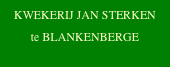 KWEKERIJ JAN STERKEN 